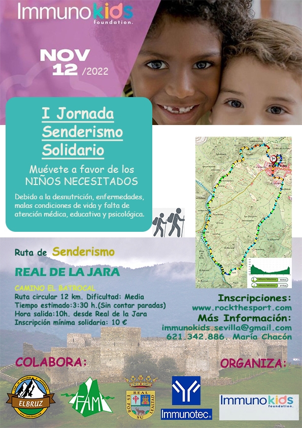 I Jornada Senderismo Solidario Immunokids